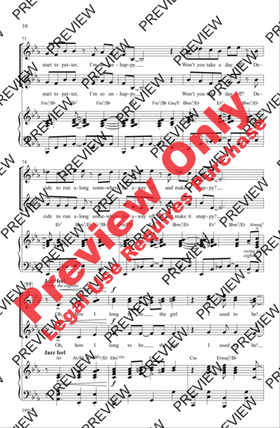 Fascinating Rhythm Fascinating Rhythm Women's Choir scores gallery preview page 10