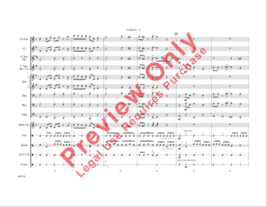 Santa Baby Santa Baby Marching Band scores gallery preview page 5