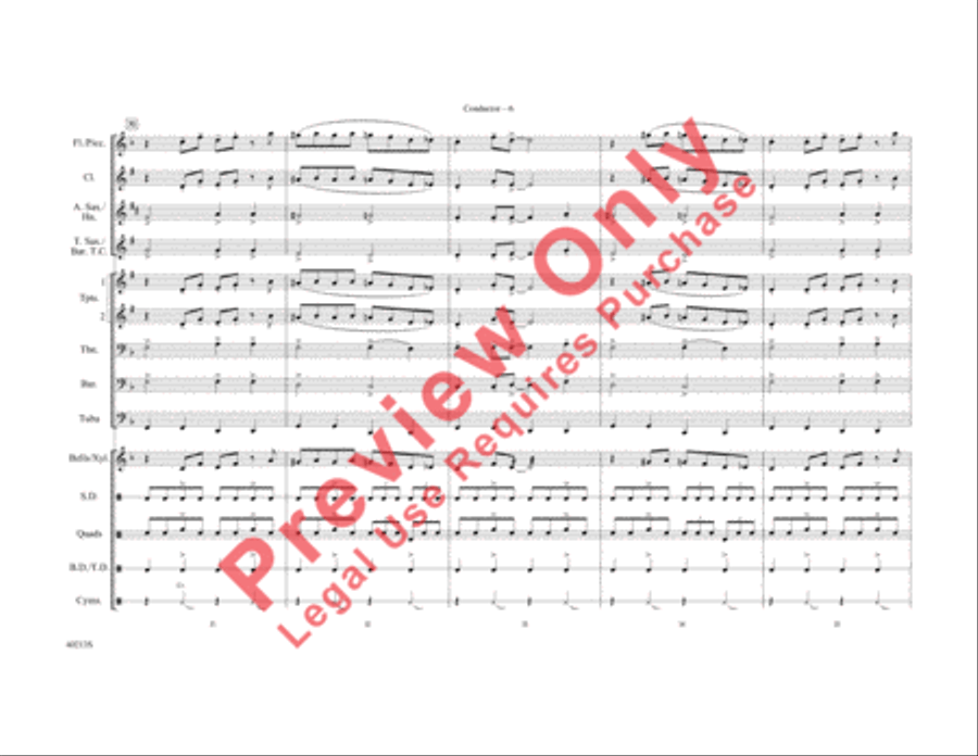 Santa Baby Santa Baby Marching Band scores gallery preview page 7