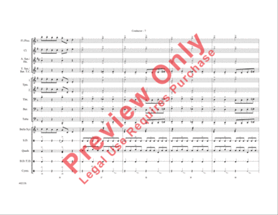 Santa Baby Santa Baby Marching Band scores gallery preview page 8