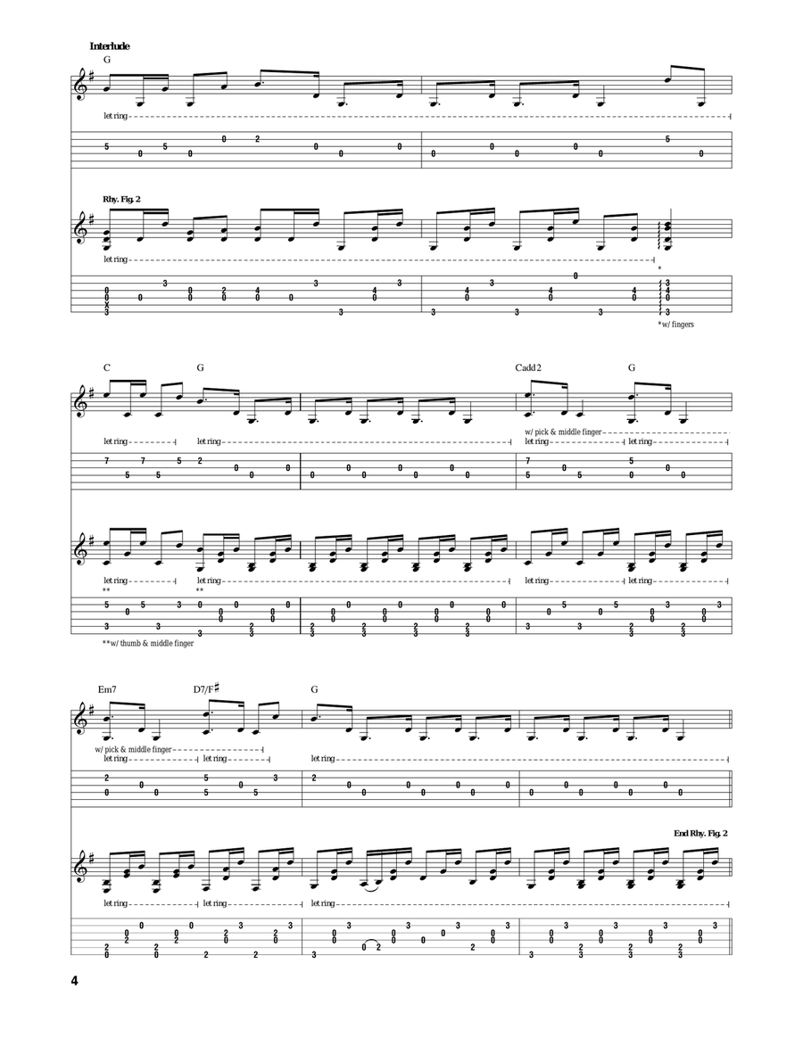 Charlie Boy Charlie Boy Acoustic Guitar scores gallery preview page 4
