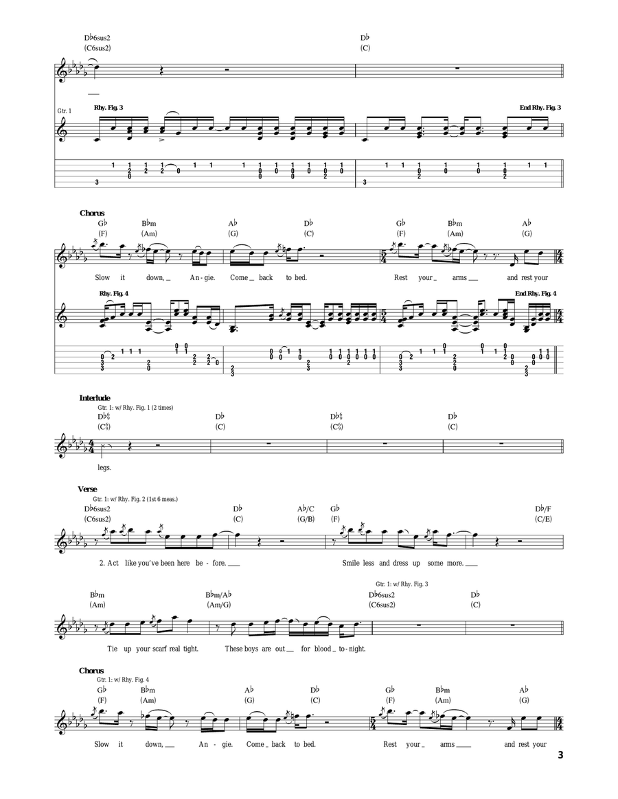 Slow It Down Slow It Down Acoustic Guitar scores gallery preview page 3
