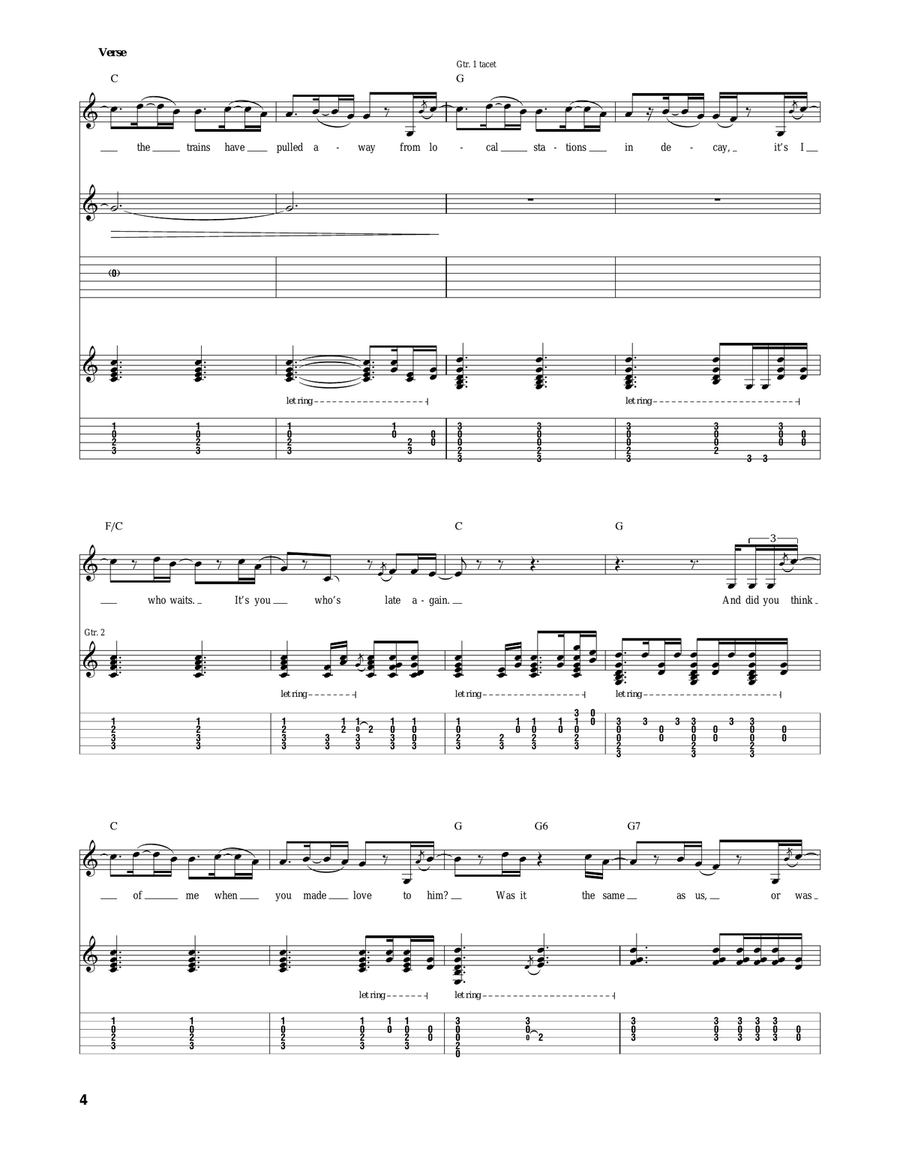 Morning Song Morning Song Acoustic Guitar scores gallery preview page 4