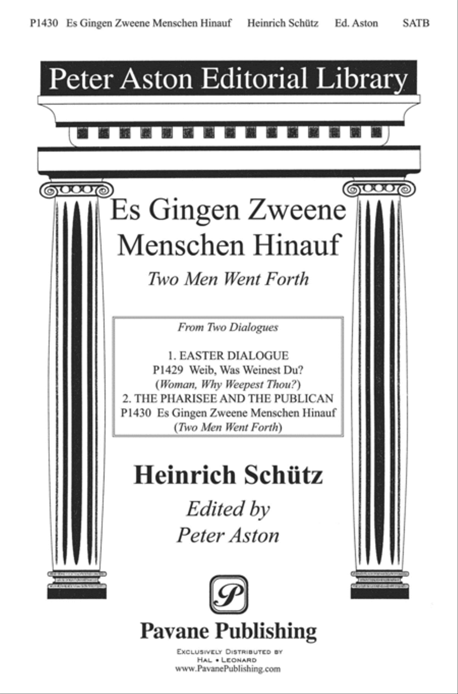 Es Gingen Zweene Menschen Hinauf 4-Part scores gallery preview page 1