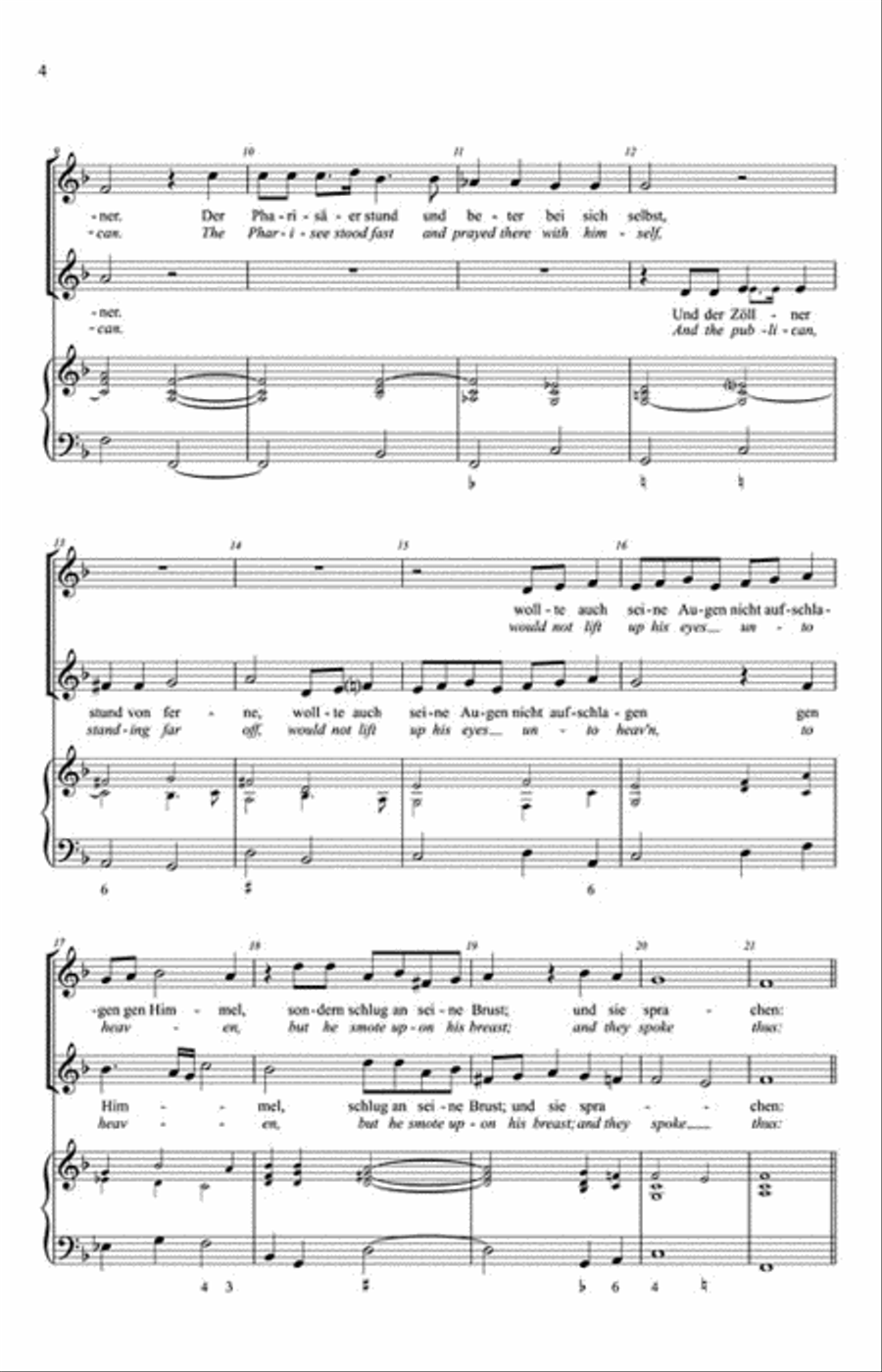 Es Gingen Zweene Menschen Hinauf 4-Part scores gallery preview page 3
