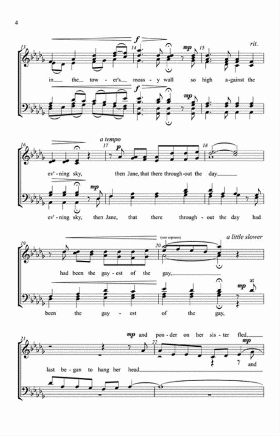 Sister Gone by Kevin A. Memley Divisi - Sheet Music page 3