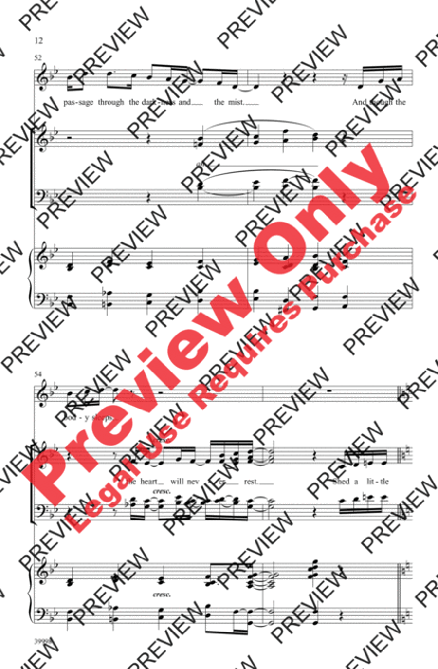 Shed a Little Light Shed a Little Light 4-Part scores gallery preview page 12