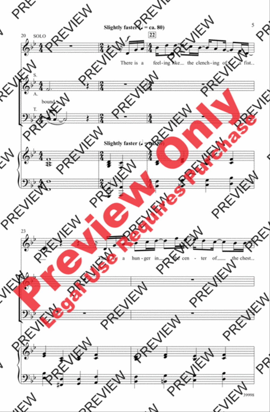Shed a Little Light Shed a Little Light 4-Part scores gallery preview page 5