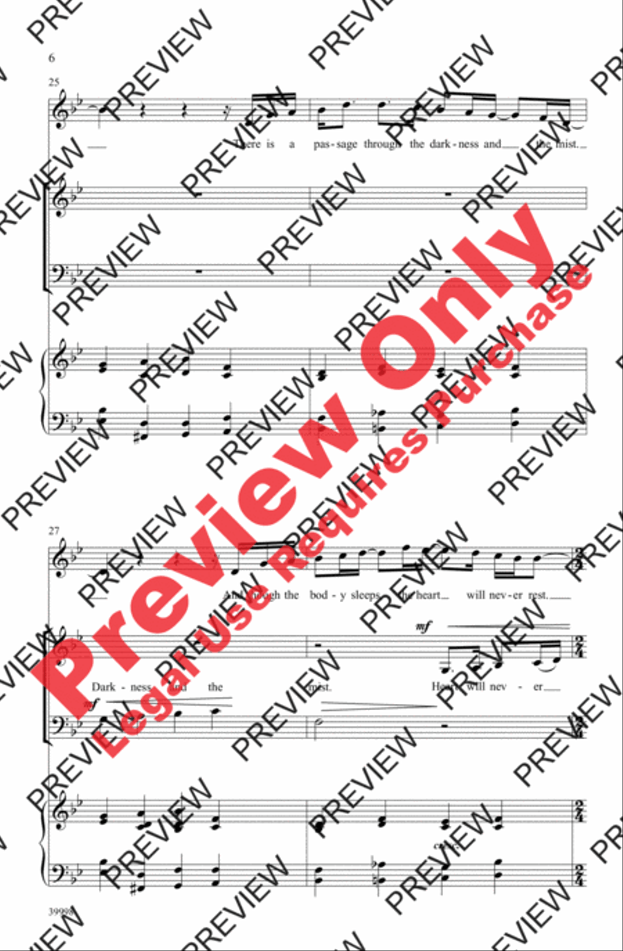 Shed a Little Light Shed a Little Light 4-Part scores gallery preview page 6