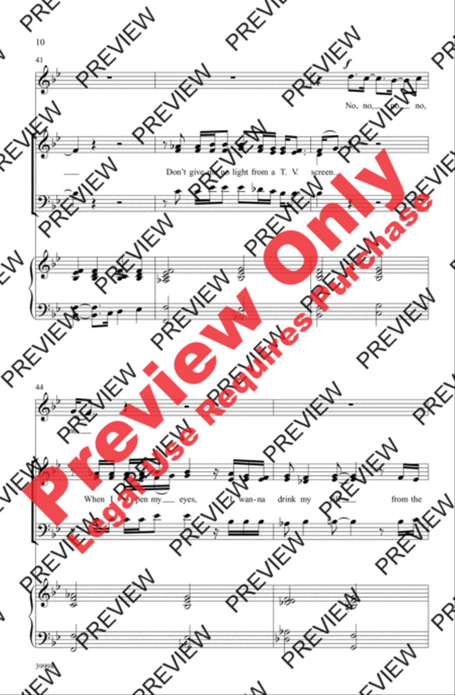 Shed a Little Light Shed a Little Light 4-Part scores gallery preview page 10