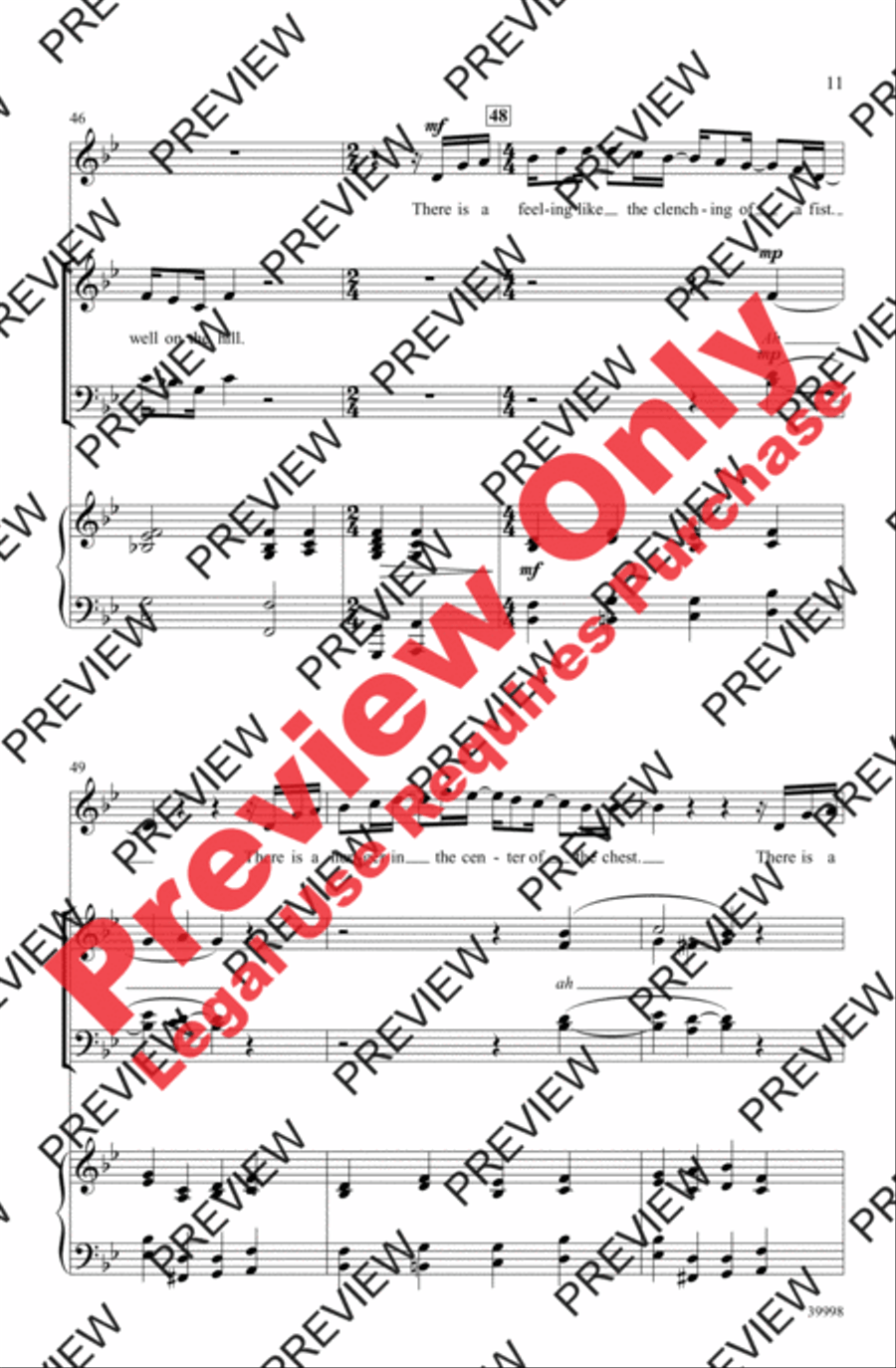 Shed a Little Light Shed a Little Light 4-Part scores gallery preview page 11