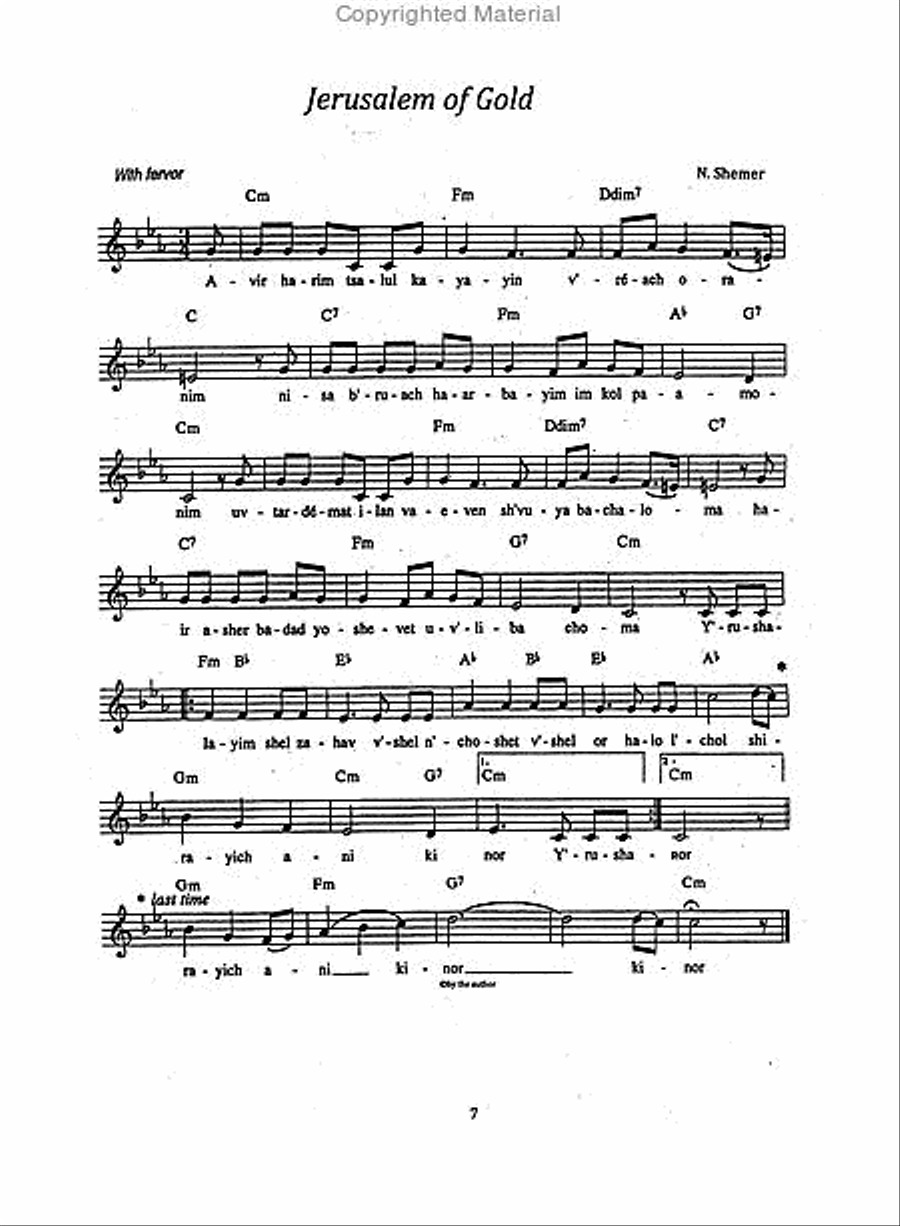 The Essential Jewish Fake Book Piano scores gallery preview page 2