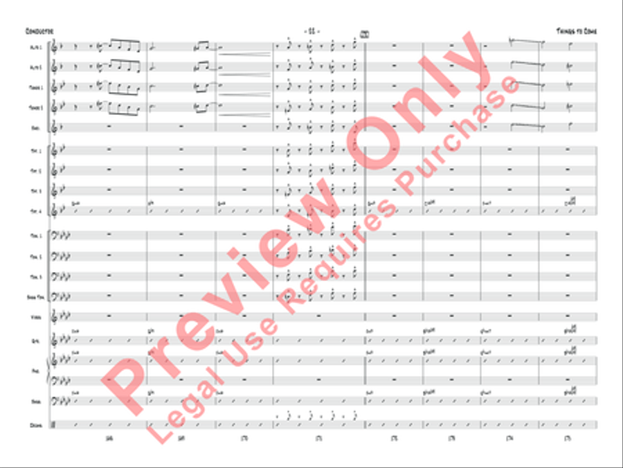 Things to Come Things to Come Jazz Ensemble scores gallery preview page 23
