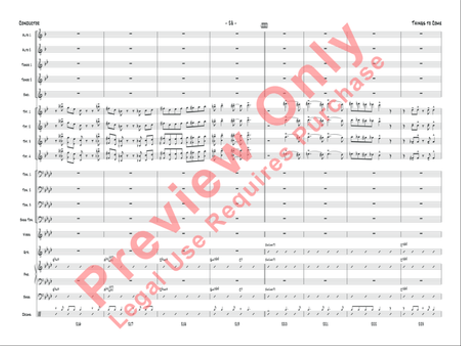 Things to Come Things to Come Jazz Ensemble scores gallery preview page 29
