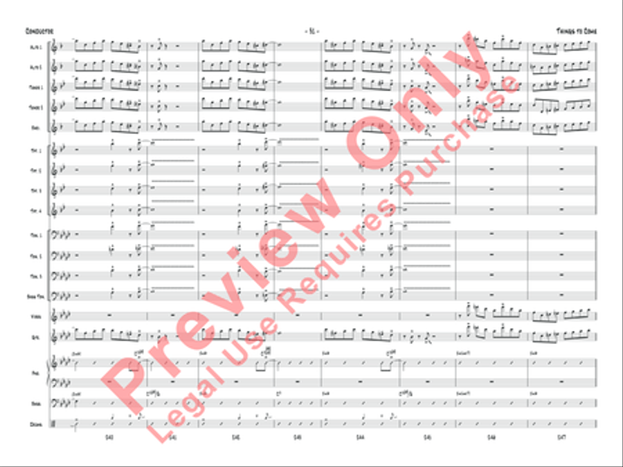 Things to Come Things to Come Jazz Ensemble scores gallery preview page 32