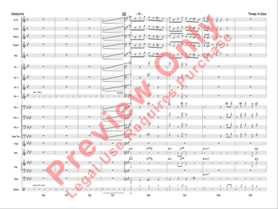 Things to Come Things to Come Jazz Ensemble scores gallery preview page 34