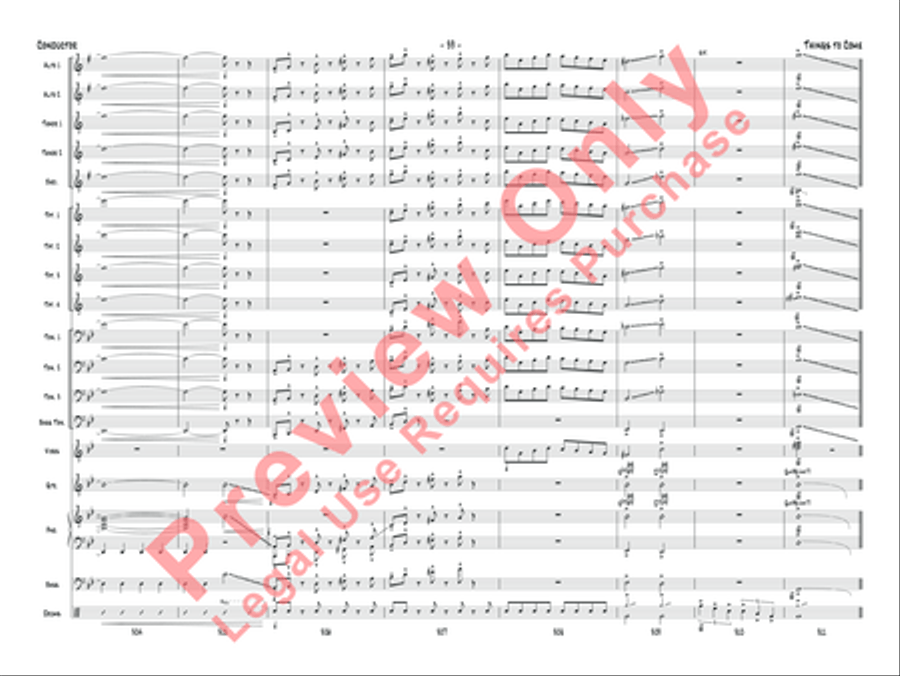 Things to Come Things to Come Jazz Ensemble scores gallery preview page 40