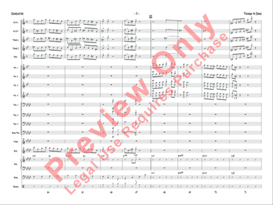 Things to Come Things to Come Jazz Ensemble scores gallery preview page 10