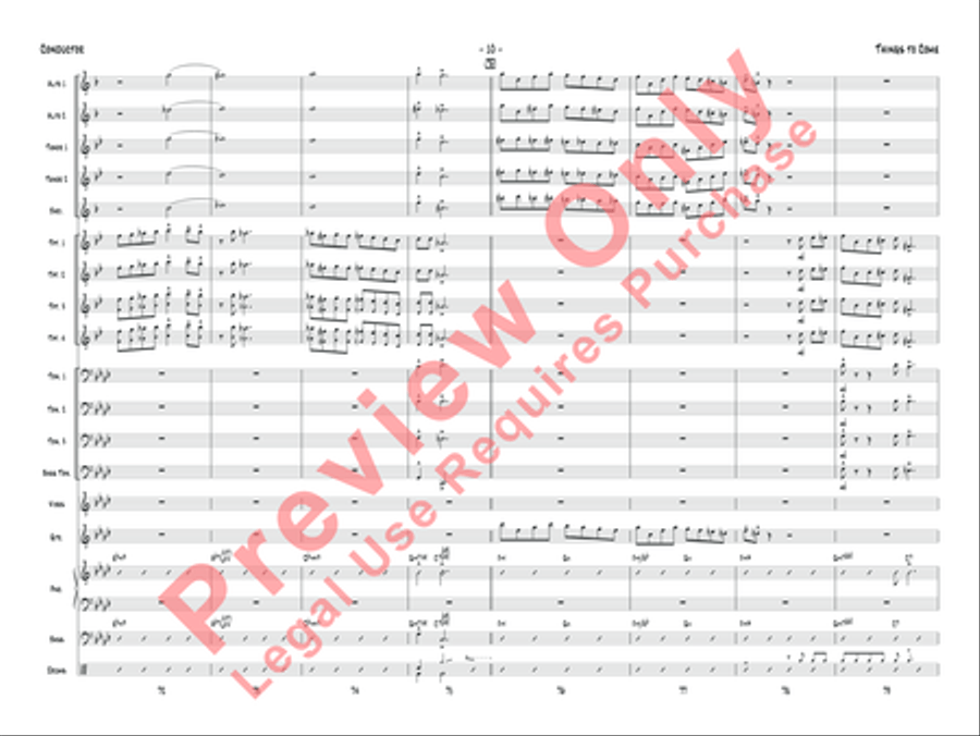 Things to Come Things to Come Jazz Ensemble scores gallery preview page 11