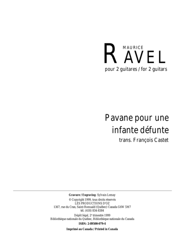 Pavane pour une infante défunte