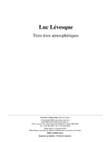 Trois trios atmosphériques