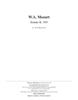 Sonate K. 545