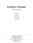 Notes de voyages