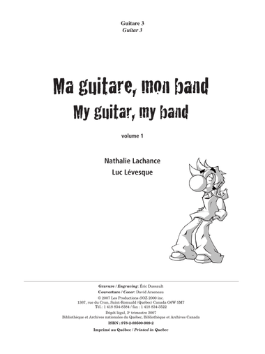Ma guitare, mon band (guit. 3) vol. 1