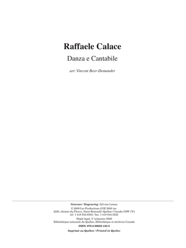 Danza e Cantabile