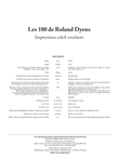 Les 100 de Roland Dyens - Impressions soleil couchant