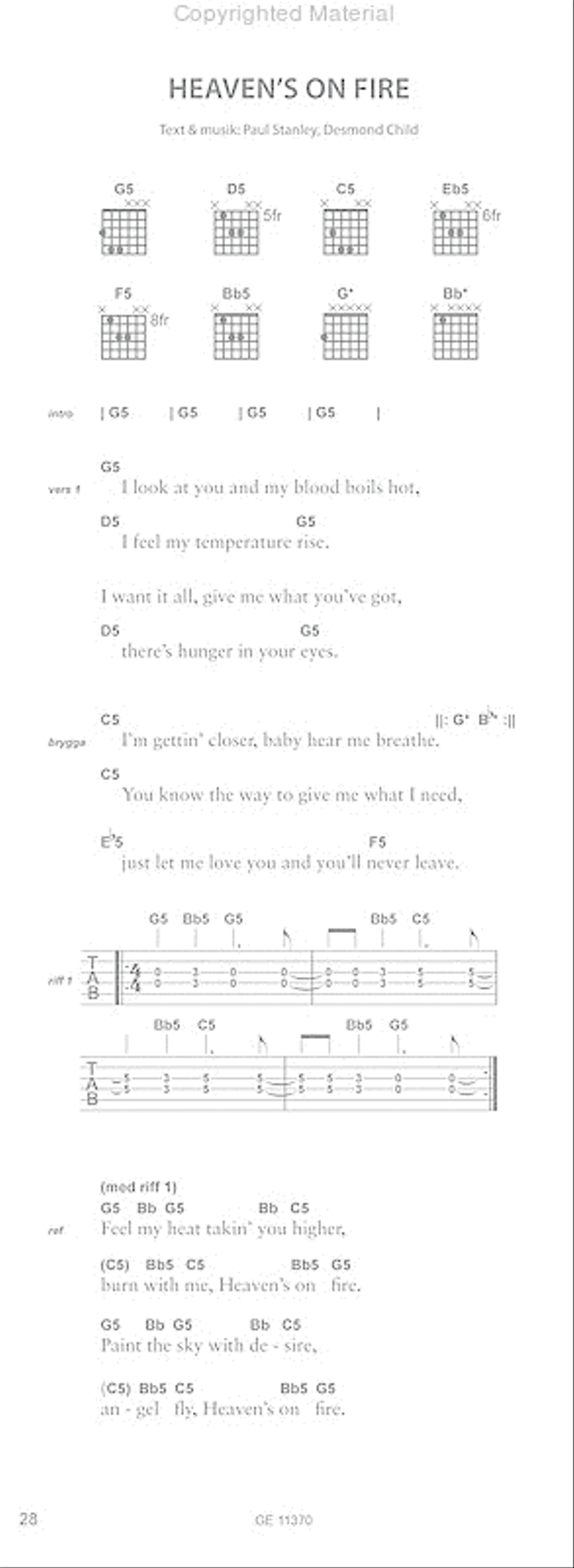 Hardrock! Guitar scores gallery preview page 2