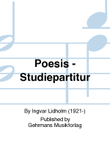 Poesis - Studiepartitur