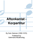 Aftonkantat - Korpartitur