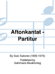 Aftonkantat - Partitur