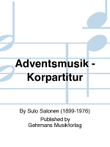 Adventsmusik - Korpartitur