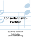 Konsertant svit - Partitur