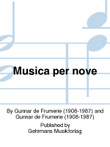 Musica per nove