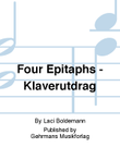 Four Epitaphs - Klaverutdrag