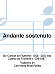 Andante sostenuto