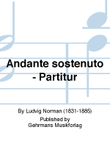 Andante sostenuto - Partitur