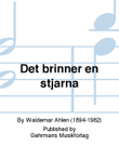 Det brinner en stjarna