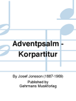 Adventpsalm - Korpartitur