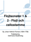 Flojtsonater 1 & 2 - Flojt och cellostamma