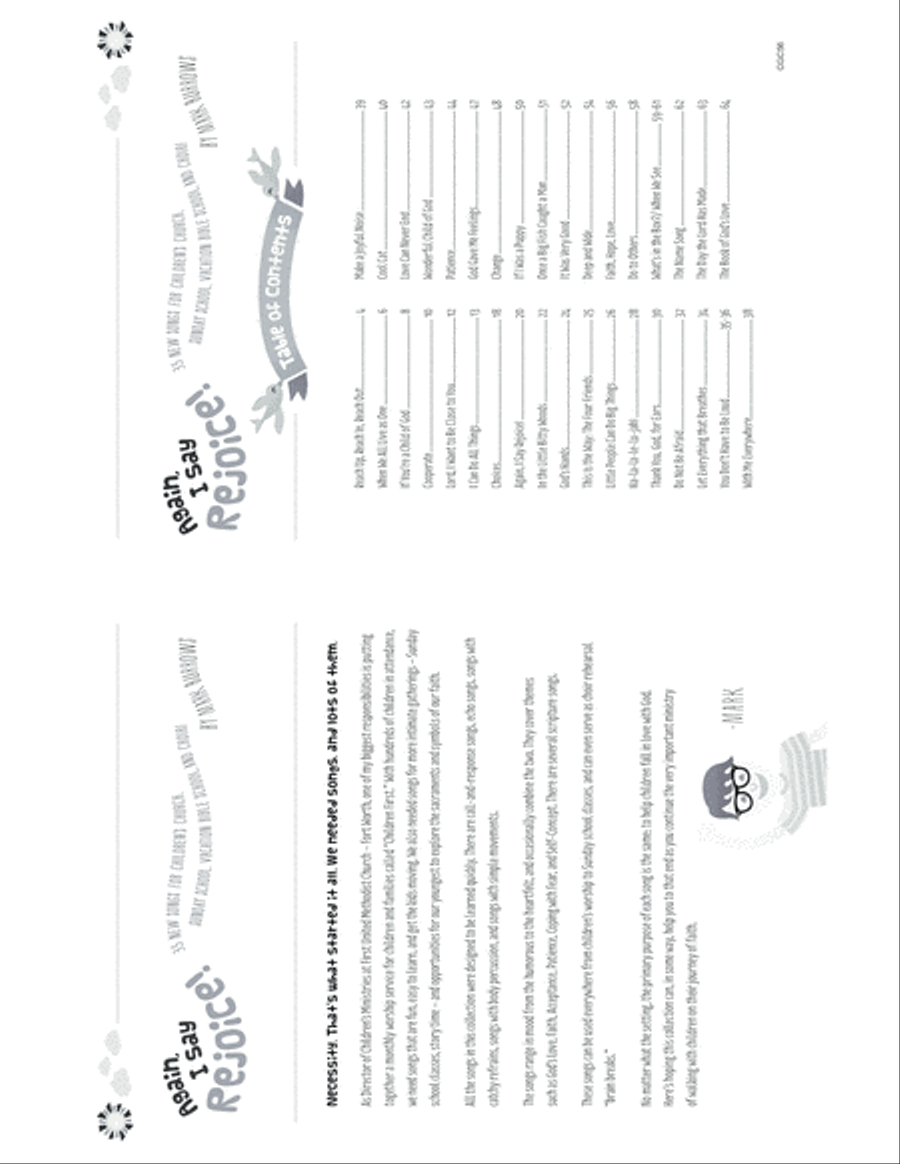 Again, I Say Rejoice! Again, I Say Rejoice! Unison Choir scores gallery preview page 2