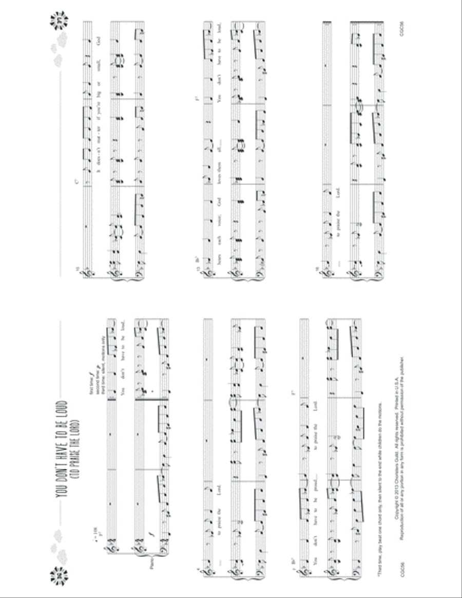 Again, I Say Rejoice! Again, I Say Rejoice! Unison Choir scores gallery preview page 5