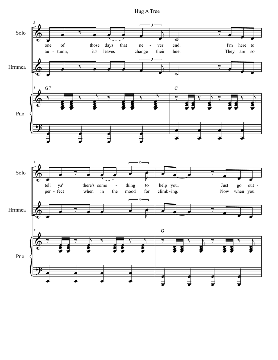 Hug A Tree Hug A Tree Choir scores gallery preview page 3