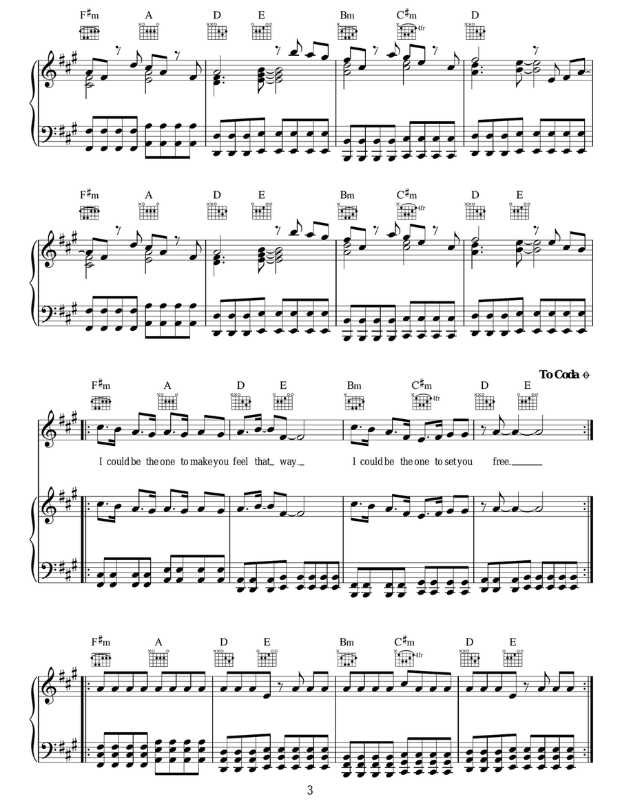 I Could Be The One I Could Be The One Acoustic Guitar scores gallery preview page 3