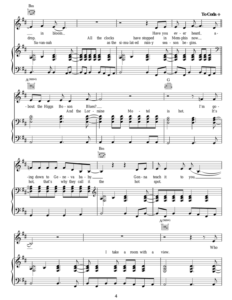 Higgs Boson Blues Guitar scores gallery preview page 4