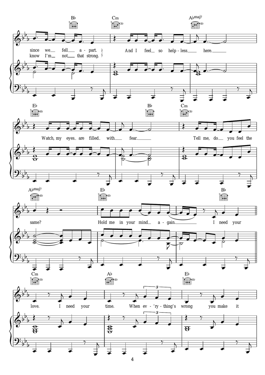 I Need Your Love (featuring Ellie Goulding) Acoustic Guitar scores gallery preview page 4