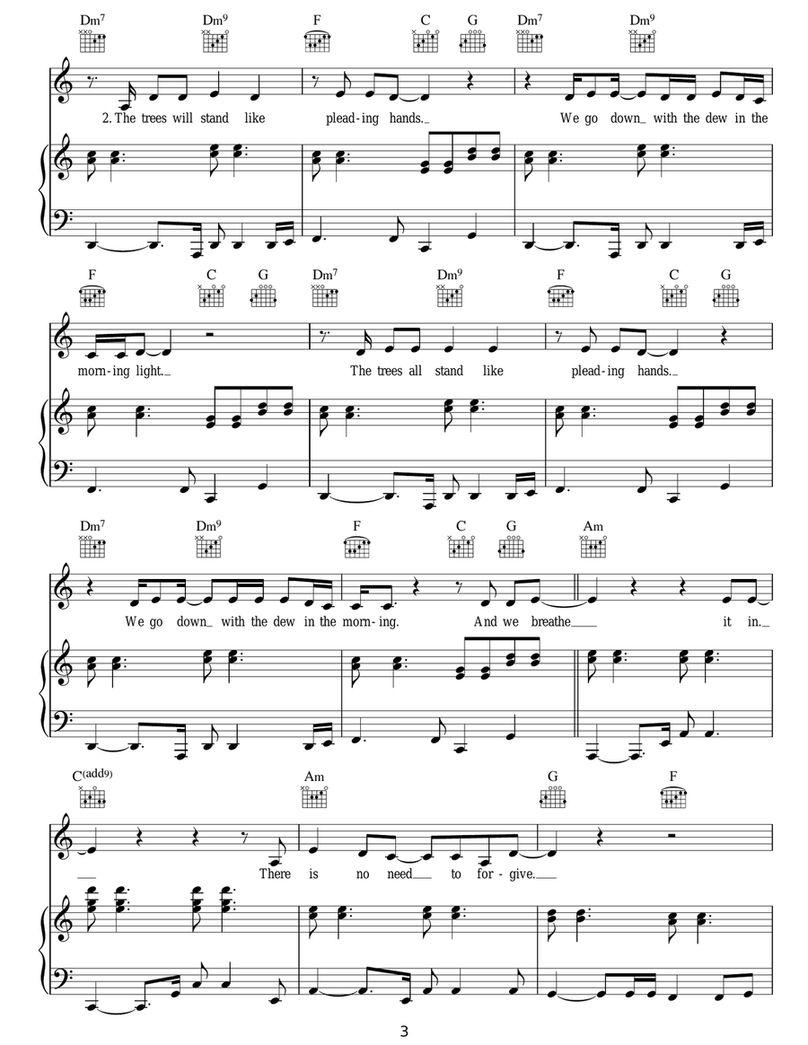 We No Who U R Guitar scores gallery preview page 3